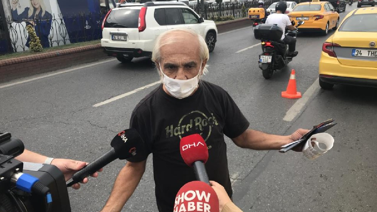 Taksimetre açmadığı için ceza yiyen taksici, gazetecilere çıkıştı: Hakkımı helal etmiyorum!
