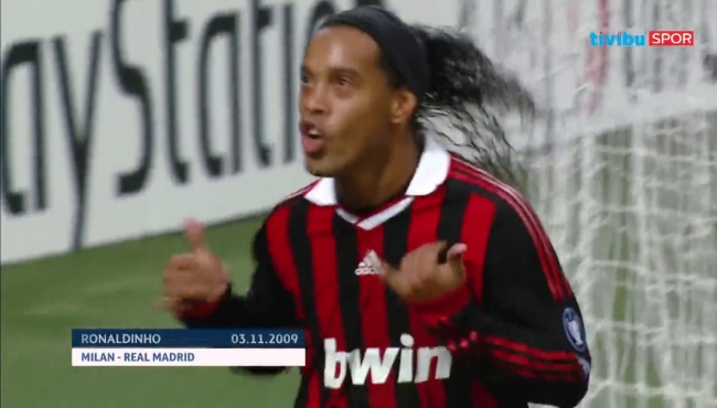 Ronaldinho'nun UEFA Şampiyonlar Ligi'ndeki tüm golleri!