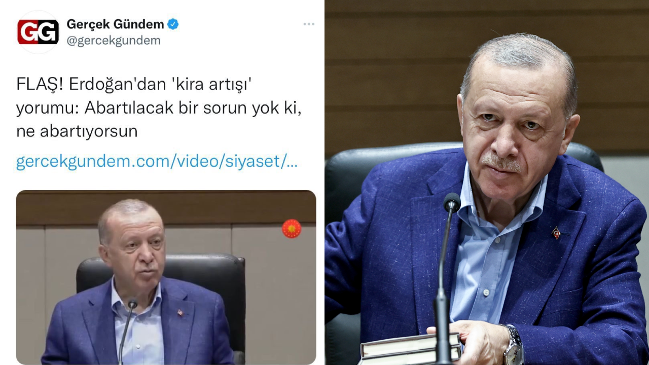 Cumhurbaşkanı Erdoğan'a yeni dezenformasyon tuzağı! Paylaşıp sildiler