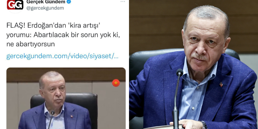 Cumhurbaşkanı Erdoğan'a yeni dezenformasyon tuzağı! Paylaşıp sildiler
