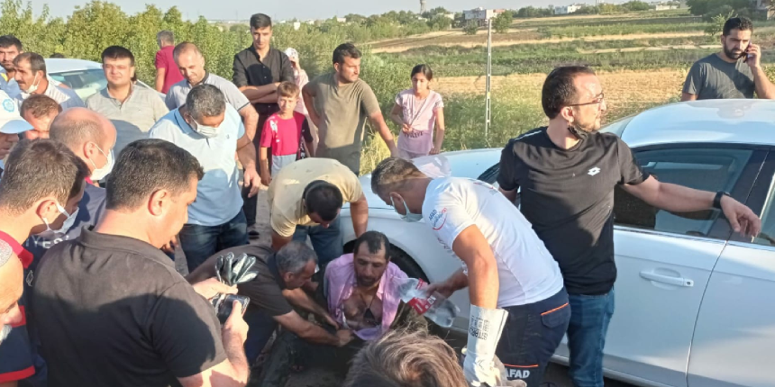 Kanalizasyon faciası! Baba öldü, onu kurtarmak isteyen oğlu zor kurtarıldı