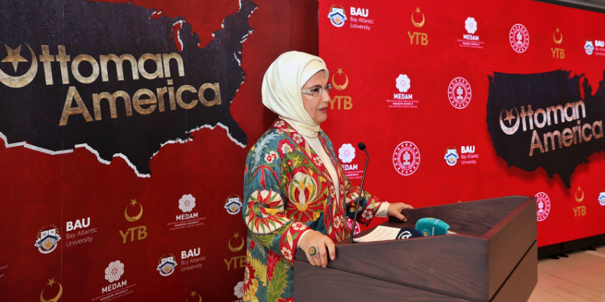 Emine Erdoğan, 'Osmanlı'nın Amerikası' belgeselinin tanıtımına katıldı!
