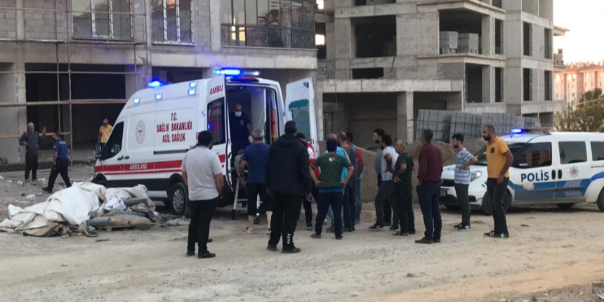 İnşaatın 7. katından düşen işçi hayatını kaybetti