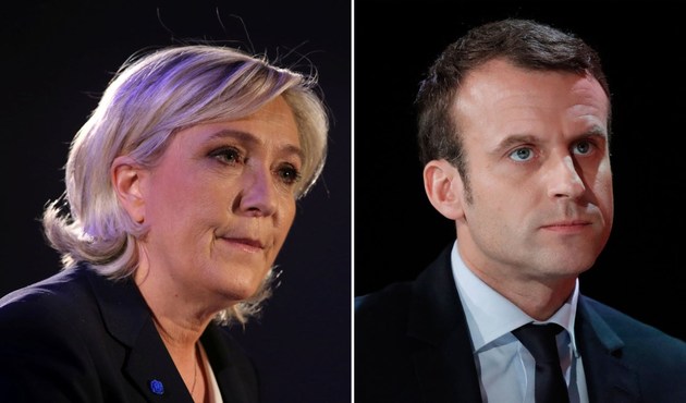 Fransa Cumhurbaşkanlığı seçimlerinde Macron ve Le Pen ikinci tura kaldı