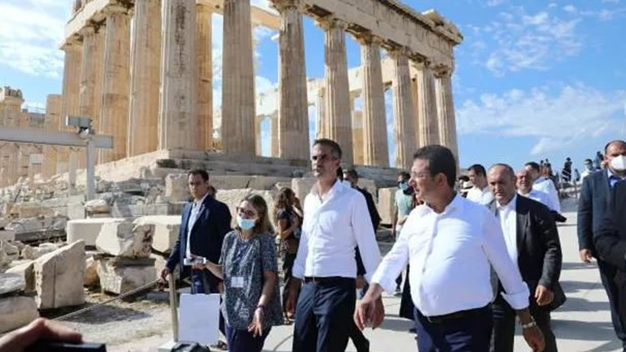 Yunan basınından İmamoğlu'nun Atina ziyaretine ilgi: Atalarını ziyarete geldi