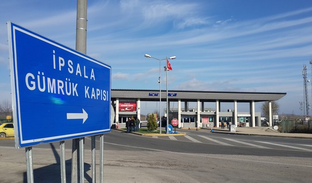 İpsala Sınır Kapısı'nda geçişler durdu