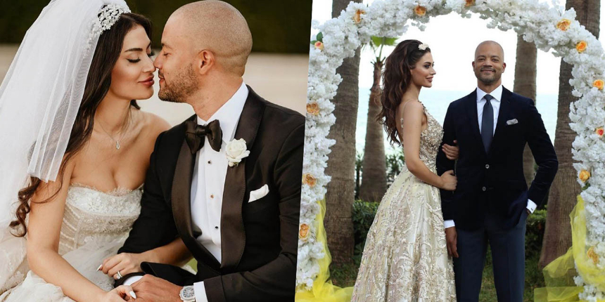Milyonluk düğün! Şarkıcı Günseli Deniz, Amerikalı sevgilisi Nekarios Monzae ile nikah masasına oturdu