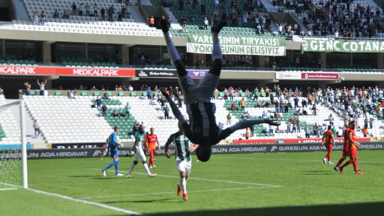 Giresunspor bu hafta da 3 puana hasret... Kayserispor deplasmanda kaybetmedi
