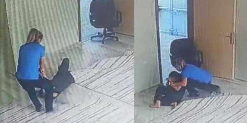 Dehşet görüntüleri ortaya çıktı: 12 yaşındaki engelli öğrenciyi böyle darp etti