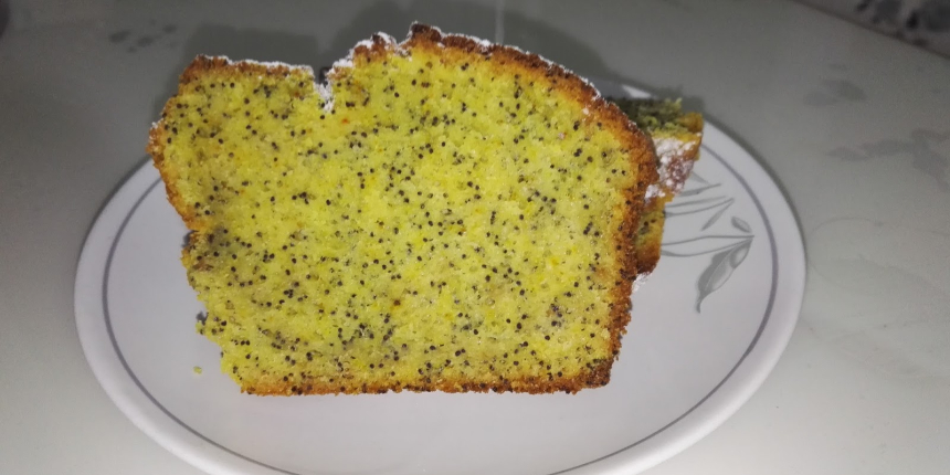 Tart Kalıbında Şeftali Soslu Haşhaşlı Kek! Farklı Tat Arayanların Tercihi! Lezzeti Doyumsuz