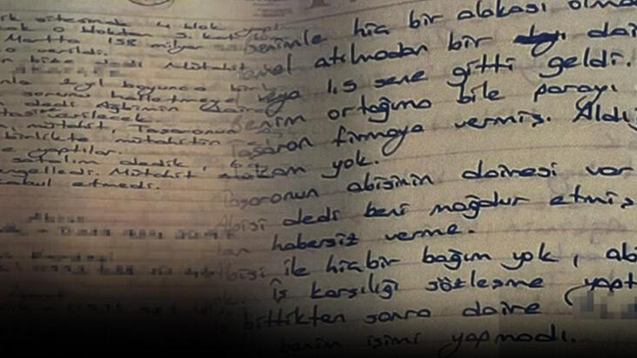 Terör örgütü PKK'nın kurduğu sözde "mahkeme"nin notları ortaya çıktı!