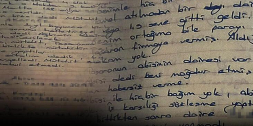 Terör örgütü PKK'nın kurduğu sözde "mahkeme"nin notları ortaya çıktı!