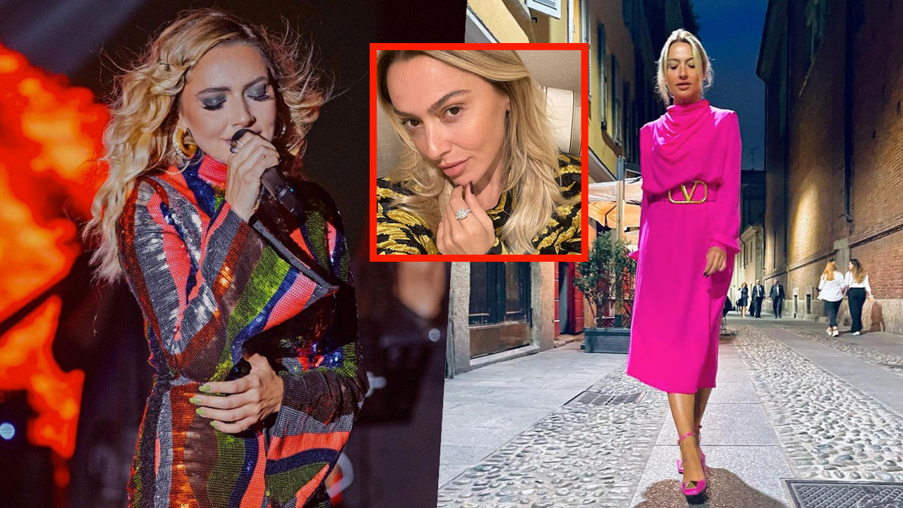 Hadise'den yüzük şov! Sosyal medyayı yıktı geçti