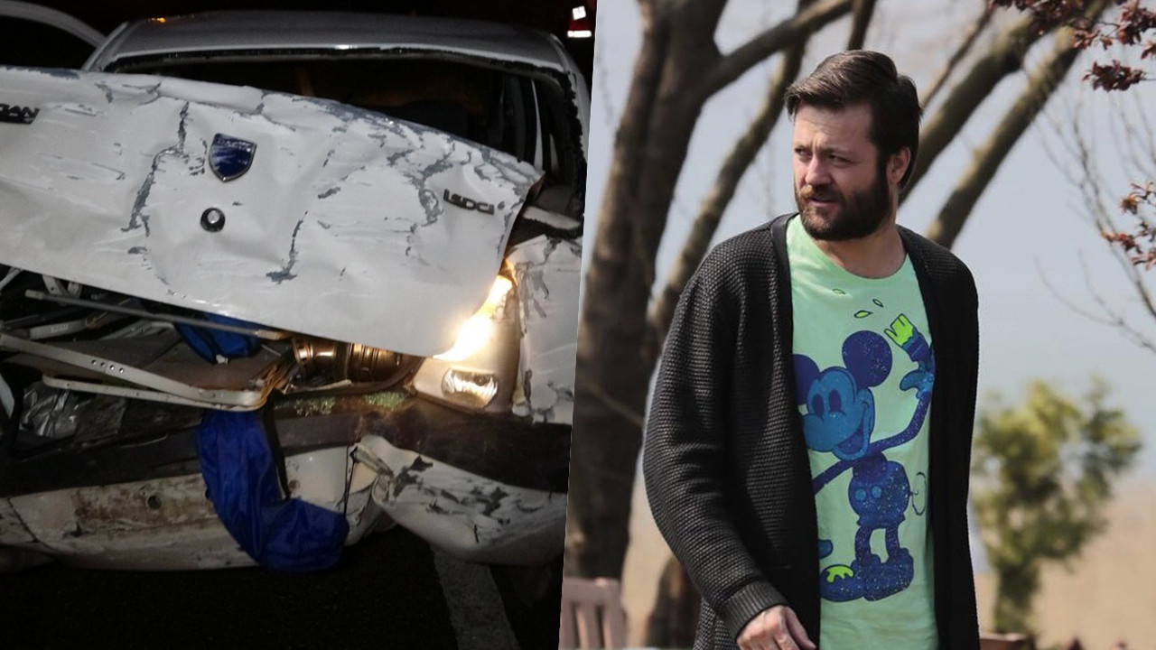 Ünlü oyuncu Sadi Celil Cengiz trafik kazası geçirdi! Babasıyla birlikte yaralandı