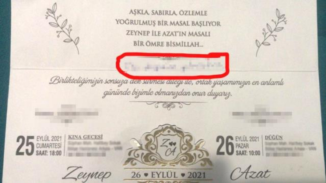 Bu kadarına da pes! Yaşlı adama gönderilen düğün davetiyesinin üzerinde öyle bir şey yazıyor ki...