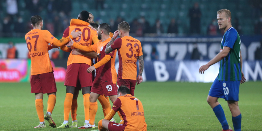 Rize'de dram... 89'da penaltı kaçtı, Galatasaray 101. dakikada galibiyet golünü buldu