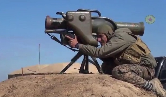 PKK ve YPG, sınır karakollarına Afrin'den TAS ile saldırdı...