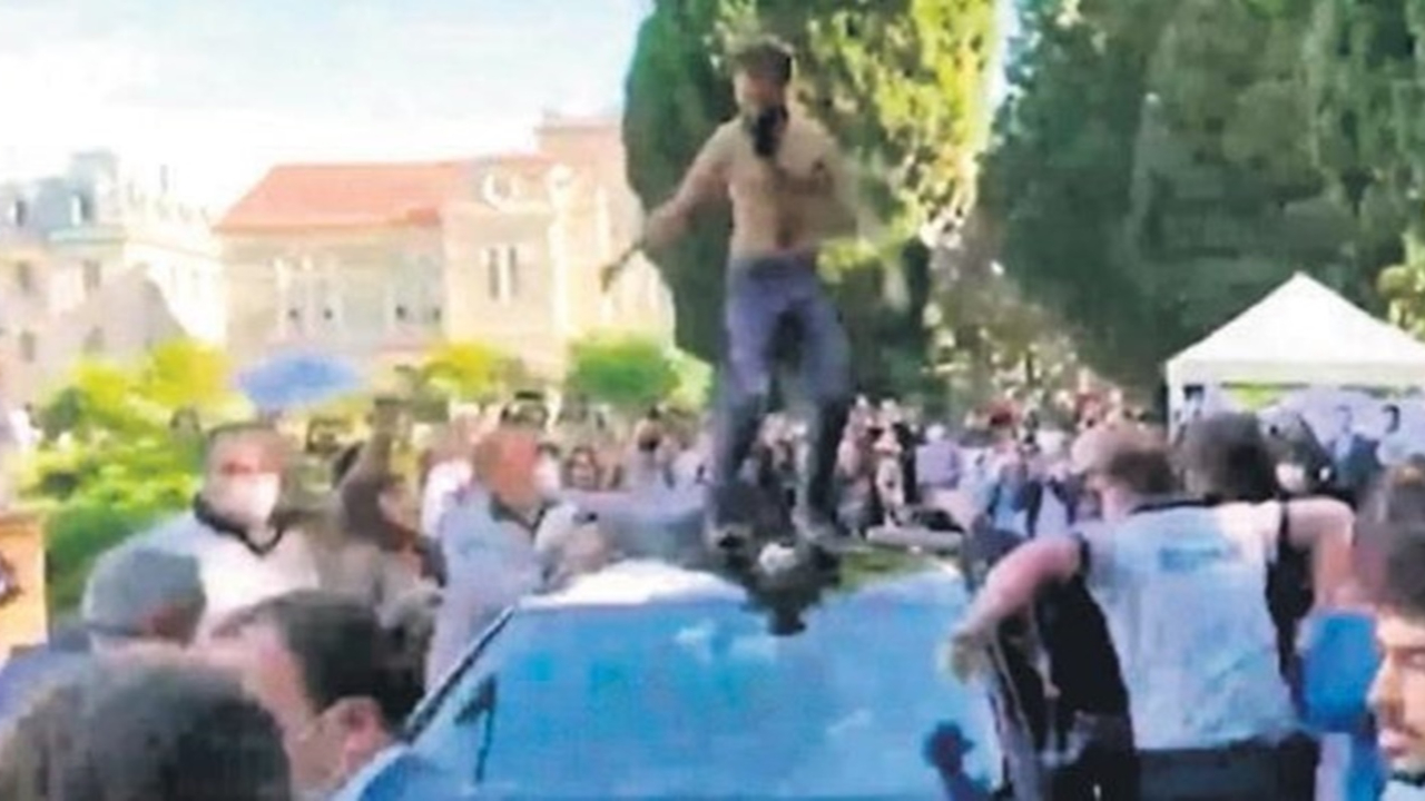 Boğaziçi Üniversitesi'nde rektörün aracına saldıran 10 kişi gözaltında!
