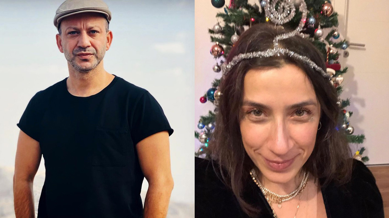 Rıza Kocaoğlu ile Atiye'nin yönetmeni Burcu Alptekin sarmaş dolaş yakalandı