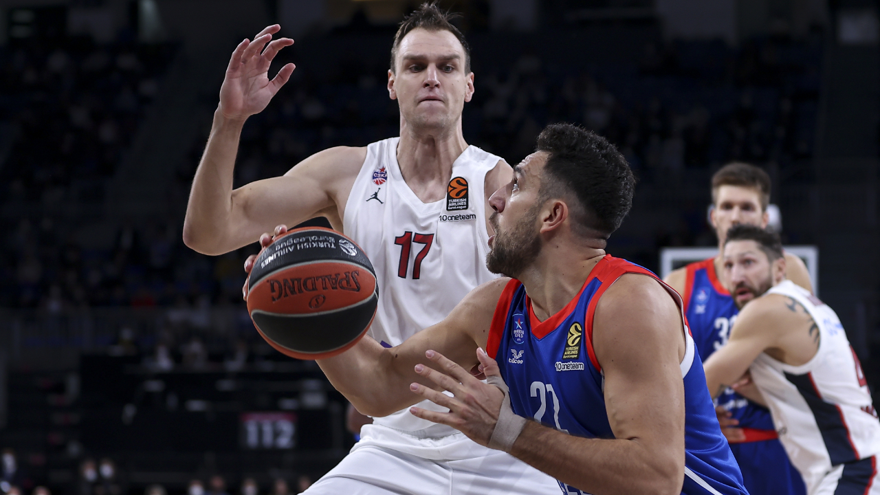 Evinde CSKA Moskova'ya yenilen Anadolu Efes, THY Euroleague'e 2'de 0'la başladı...