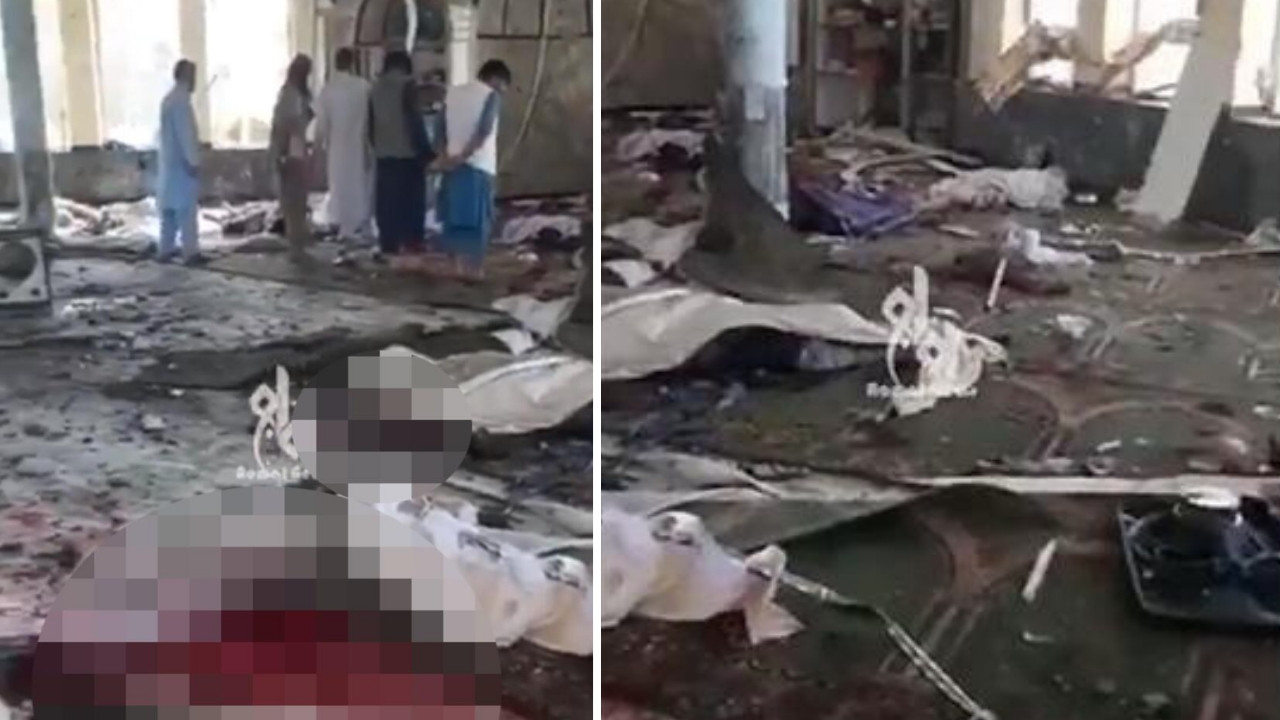 Afganistan'da camiye bombalı saldırı! Ölü sayısı 100'ü geçti!