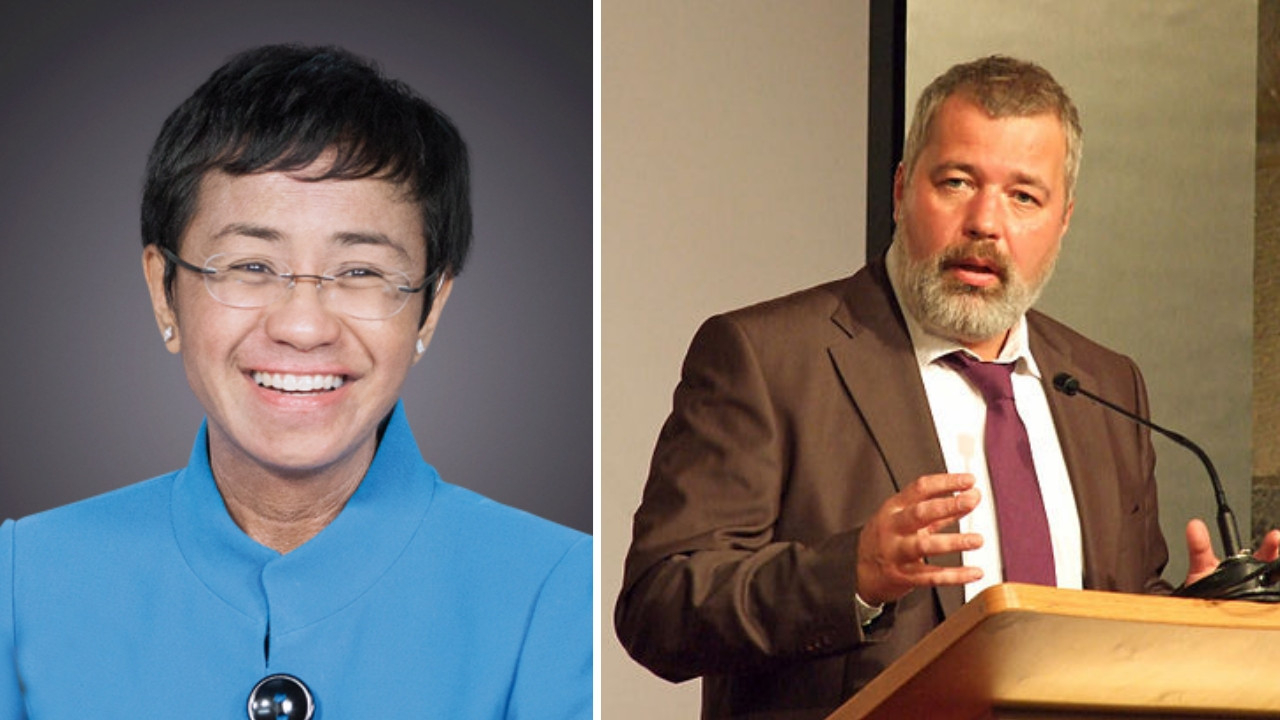 2021 Nobel Barış Ödülü'nü Maria Ressa ve Dmirty Muratov kazandı