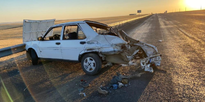 Kaza yapan otomobilin LPG tankı bomba gibi patladı: 2 yaralı