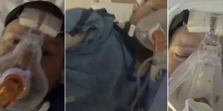 Aşı karşıtı adam son anlarını canlı yayında paylaştı: 3 saniyeden fazla nefes alamıyorum