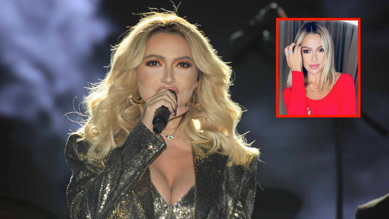 Şarkıcı Hadise'nin son görüntüsü şaşırttı! Kırmızılar içindeki haline beğeni yağdı