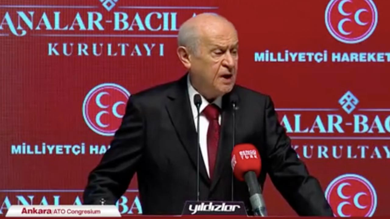 MHP Genel Başkanı Bahçeli: Masum bir kadına el kaldırmak alçaklıktır, katilliktir