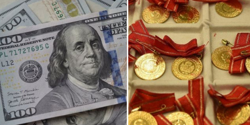 Dolar rekor tazeledi, altın yükselişe geçti! İşte piyasalarda son durum...