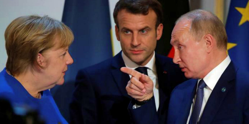 Putin, Merkel ve Macron telefonda Ukrayna'yı görüştü!