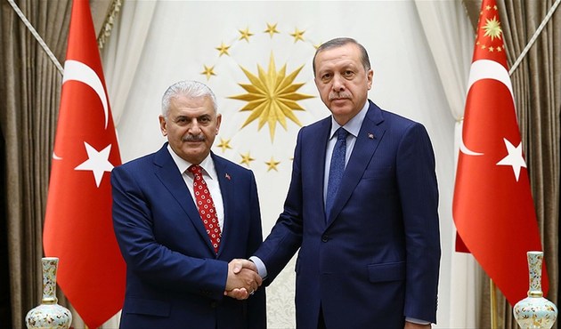 Cumhurbaşkanı Erdoğan, Başbakan Yıldırım'ı kabul etti
