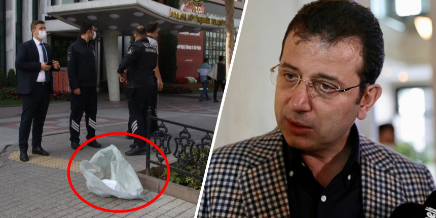 CHP'li İBB binası önüne beze sarılı 'ölü köpek' bırakıldı! Vatandaş isyan etti...