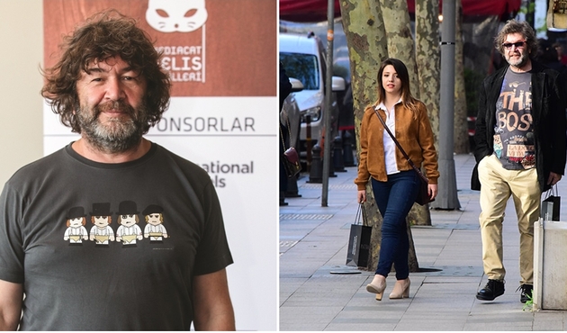 Reklamcı Levent Erden öğrencisiyle el ele! Kendisinden 40 yaş küçük...