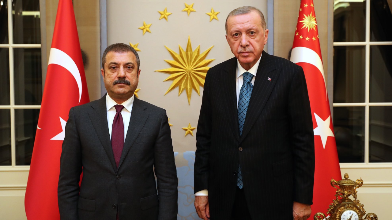 Cumhurbaşkanı Erdoğan, Merkez Bankası Başkanı Kavcıoğlu'nu kabul etti