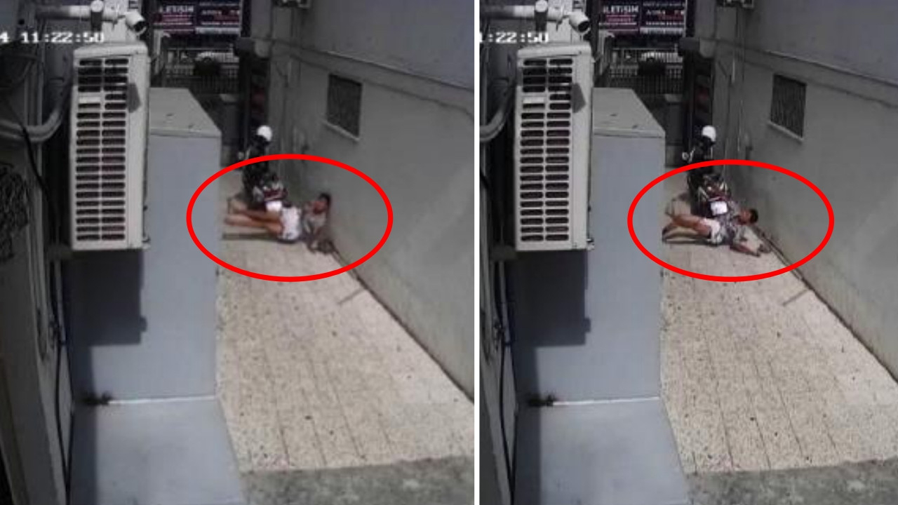 Tatil için gittiği Antalya'da dehşeti yaşadı! İnanılmaz olay kamerada...