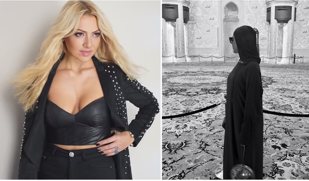 Hadise bikinili pozlarının ardından şimdi de çarşafa büründü!