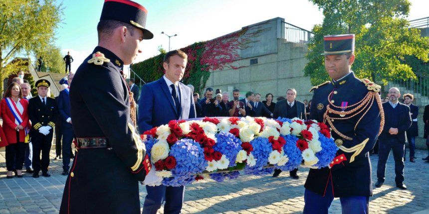 Macron, söylediklerinin affedilmesi için çabalıyor: Anmaya katıldı!