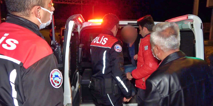 Önce polisten kaçtı; yakalanınca da özür diledi!