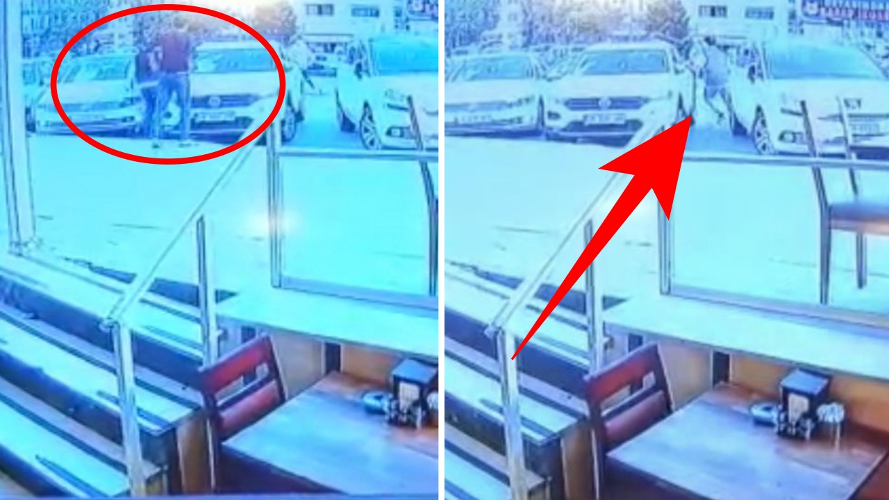 Alacak-verecek yüzünden meydan kavgası çıktı! O anlar saniye saniye kamerada...