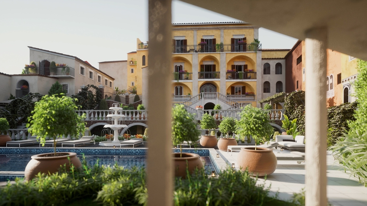 Restore edilen İtalyan sarayı 100’den fazla kişinin tatil yeri olacak
