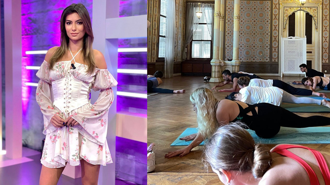Tarihi Sait Halim Paşa Yalısı'nda yoga yapan Buse İskenderoğlu tepki topladı