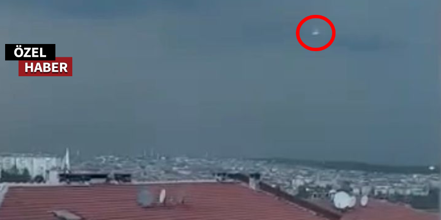 Yıldırımları çekerken UFO görüntüledi!