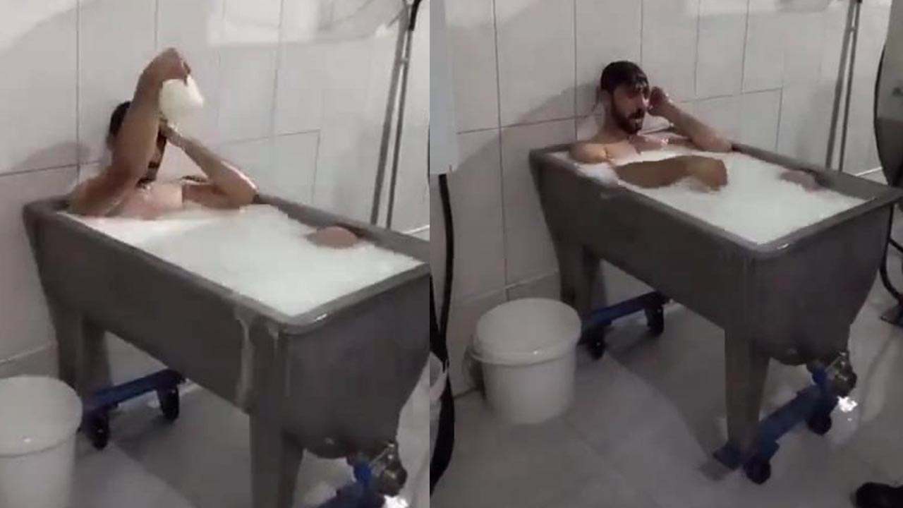 'Süt banyosu' davasında karar çıktı: Beraat ettiler