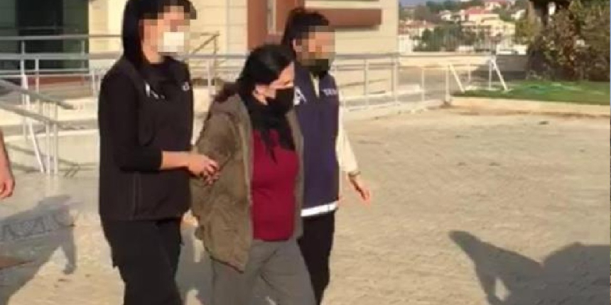 İzmir’de 8 yıl hapis cezası bulunan PKK’lı kadın terörist yakalandı