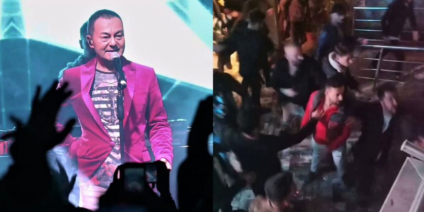 Serdar Ortaç konserinde ortalık fena karıştı! Hayranları birbirine girdi