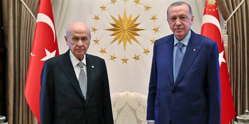 Cumhurbaşkanı Erdoğan ile MHP lideri Bahçeli arasındaki sürpriz görüşme sona erdi!