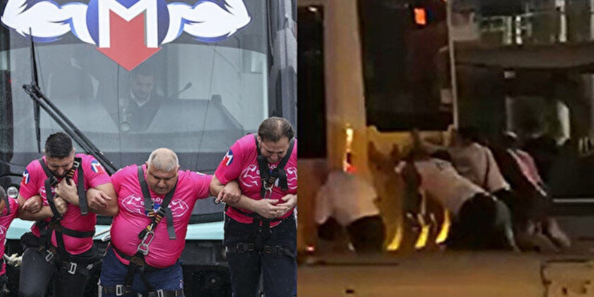 İBB'nin düzenlediği tren çekme yarışması sosyal medyada gündem oldu