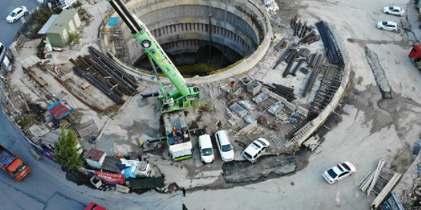 Ataşehir’de metro inşaatında kaza: 1 işçi yaralı